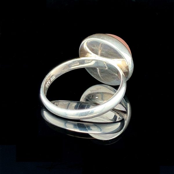 Zilveren ring met Rozenkwarts